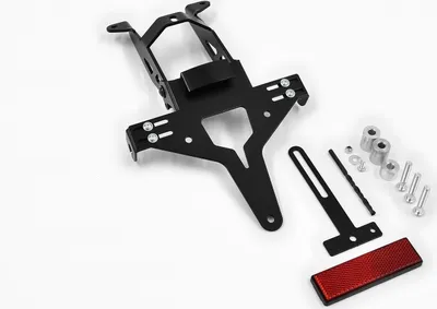 Obrázek produktu pro Držák registrační značky ZIEGER kompatibilní s KTM 690 Duke BJ 2008-11 / R BJ 2010-12 / 690 Supermoto BJ 2007-09 / SMR BJ 2008-10