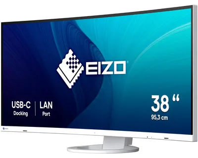 Zdjęcie produktu dla EIZO FlexScan EV3895-WT - 95,2 cm (37,5 cala) - 3840 x 1600 pikseli - UltraWide Quad HD+ - LED - 5 ms - Biały