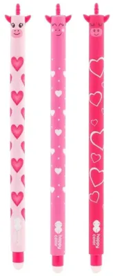 Image de Stylo effaçable Uszaki Pink Unicorn (12 pièces) - GDD