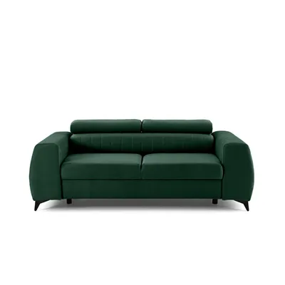 Produktbild von MUFFO 2-Sitzer-Sofa PIERO 206 cm Velours Dunkelgrün