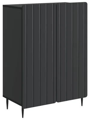 Immagine prodotto di Credenza Nero 66 x 34,5 x 92 cm Legno ingegnerizzato