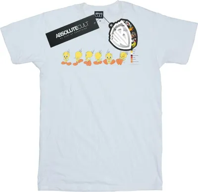 Produktbild von Looney Tunes - "Tweety Pie Colour Code" T-Shirt für Damen BI32293 (XL) (Weiß)
