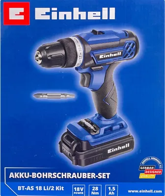 Produktbild von Einhell Akku-Bohrschrauber-Set BT-AS 18 Li/2 Kit