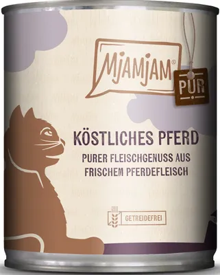 Produktbild von Mjamjam purer Fleischgenuss köstliches Pferd pur 800gx6
