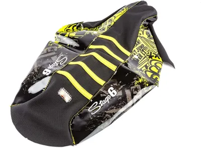 Immagine prodotto di Coprisella Full Covering Stage6 giallo/nero per Yamaha dt