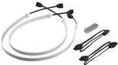 Produktbild von Silverstone LS04, LED-Streifen, Schwarz, Weiß, Mehrfarbig, 5 V, 4,5 W, 0,9 A
