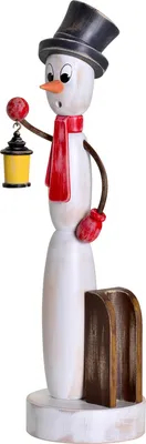 Produktbild von "Shabby Chic" Schneemann (40cm) Räuchermann von KWO