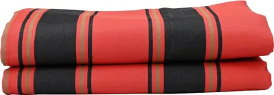 Obrázok produktu pre vidaXL Náhradný materiál na markízu, oranžová a čierna farba, 1000 x 160 cm, polyester