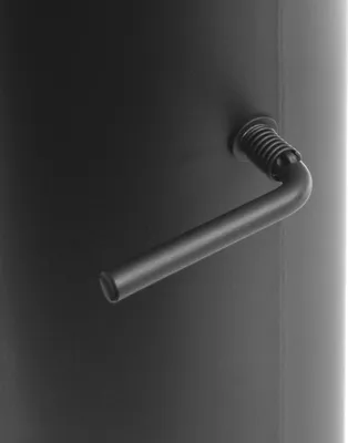 Produktbild von Raik Basic Zugregulierung 130mm gussgrau Länge 1000mm für Rauchrohr / Ofenrohr