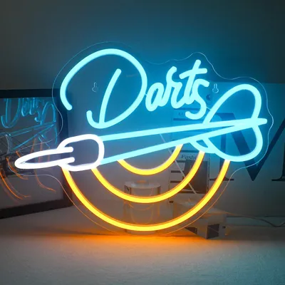 Immagine prodotto di Solidchoice - Luce al neon per freccette, ideale per decorazioni murali