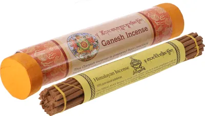Produktbild von Tibetische Natürliche Räucherstäbchen - Ganesh Incense, Orange, 20,5*4*4 cm, Räucherstäbchen aus Tibet, Nepal