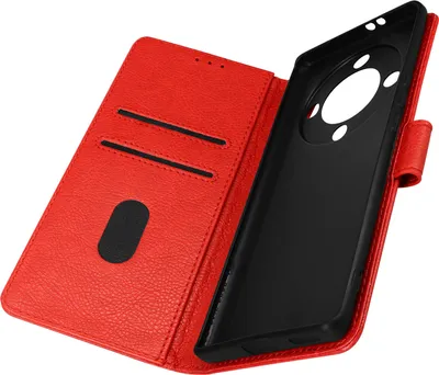 Produktbild von Avizar, Kunstleder-Klappetui mit Standfunktion für Honor Magic 5 Lite 5G, Rot