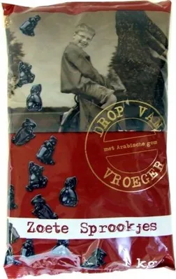 Produktbild von Drop van Vroeger Holland-Lakritze Zoete Sprookjes 1000g (süßes Lakritz)