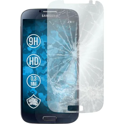 Produktbild von 1er-Pack PhoneNatic Glas-Folie klar  kompatibel mit Samsung Galaxy S4 - Panzerglas für Galaxy S4