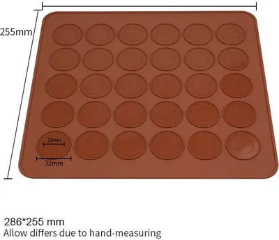 Zdjęcie produktu dla Forma silikonowa do makaroników 28x25cm - Cakesicq