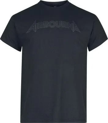 Produktbild von Airbourne T-Shirt Herren Black On Black Logo schwarz XL