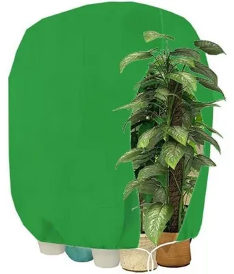 Produktbild von Winterschutzhaube für Pflanzen 160x180cm Grün Reißverschluss Atmungsaktiv Reißfest