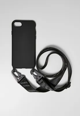 Obrázok produktu pre Puzdro na telefón Urban Classics s popruhom s logom I Phone 6/7/8 čierne - UNI