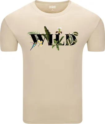 Produktbild von Diarbo Herren T-Shirt mit Naturliebhaber Druck Tropische Wildnis Beige Gr.XL