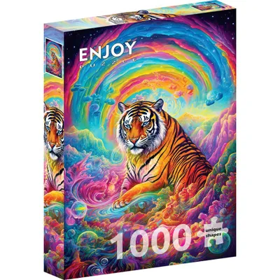 Obrázok produktu pre Puzzle 1000 dielov Enjoy – Kde vládnu tigre