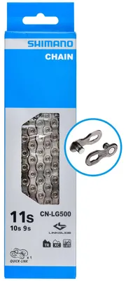 Produktbild von Shimano STEPS Cues CN-LG500 Linkglide Kette 10/11-s | 138-L + Clips