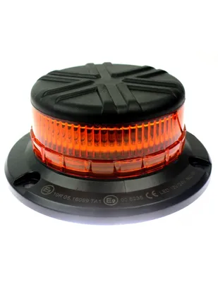 Obrázek produktu pro Výstražný LED maják, montáž na magnet, oranžový, 22,5W, 12-24V