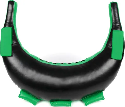 Image de Sacs de sable fitness, Cuir synthétique Croissant, poinçonnage sacs de sable vides, vert