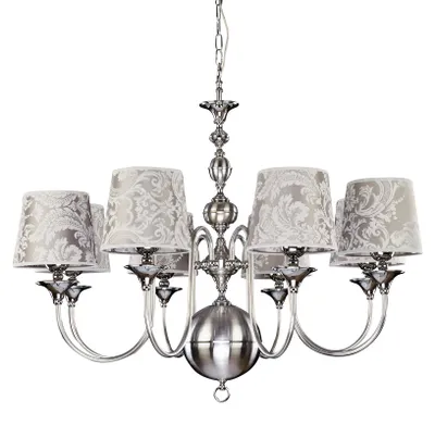 Immagine prodotto di Lampadario BATUMI cromato 8xE27x20W in metallo, dimensioni: 185x98x98 cm, IP20, Jupiter