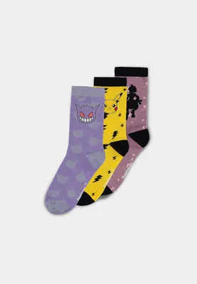 Produktbild von Pokémon Socken 3er-Pack Crew 39-42
