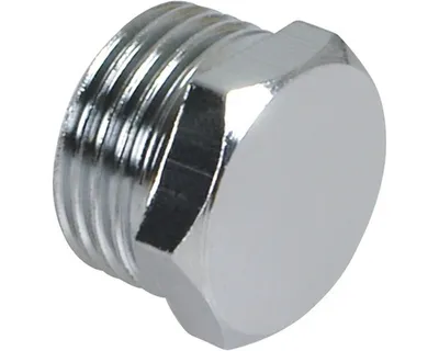 Obrázek produktu pro Zátka 6hran 1/2" mosaz chrom