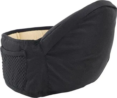 Produktbild von Famanu Hüfttrage - Ergonomisch, verstellbar, für Kinder von 1 bis 5 Jahren - Schwarz
