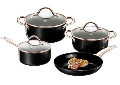Produktbild von Ceraflon Excellent Diamant Koch und Bratset, 7 tlg. Topfset