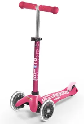 Image de Micro Scooter mini micro Deluxe LED rose