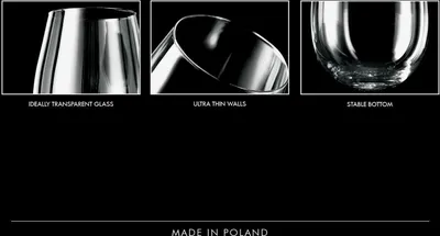 Produktbild von KROSNO Harmony Weißweingläser ohne Stiel, 6er-Set, 500 ml