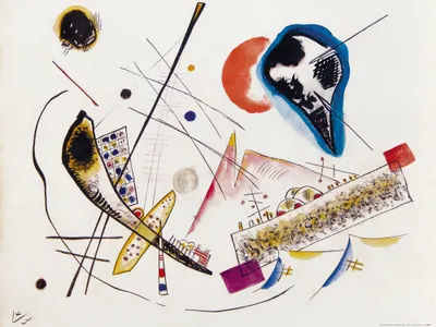 Produktbild von Wassily Kandinsky Kunstdruck Bild - Lyrische Komposition, 1922 (60 x 80 cm)