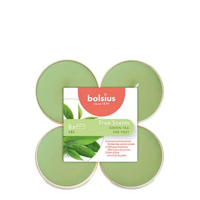 Obrázok produktu pre Bolsius Maxi-Lights Green Tea 8 kusov