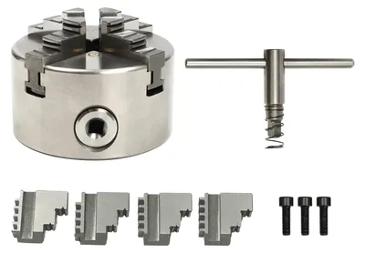 Obrázek produktu pro 80mm čtyřčelisťové sklíčidlo Samostředicí soustružnické sklíčidlo pro CNC frézovací soustruh