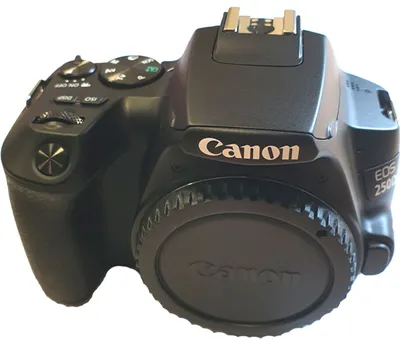 Obrázek produktu pro Canon EOS 250D, 24,1 MP, 6000 x 4000 px, CMOS, 4K Ultra HD, Dotyková obrazovka, Černá