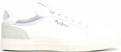 Obrázok produktu pre Pepe Jeans Kenton Court W - Silver Leather/Synthetic : 39 : Normálna veľkosť: 39 Šírka: Normálna