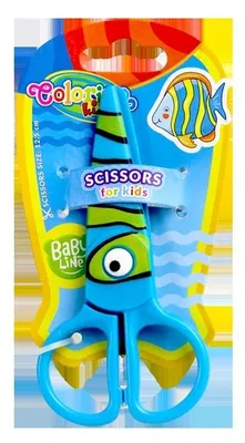 Obrázok produktu pre Plastové nožnice pre deti 12,5 cm Colorino Kids – rôzne vzory