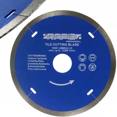 Obrázek produktu pro Rapid Kotouč řezný diamantový 125x1.2x22.2mm M08713