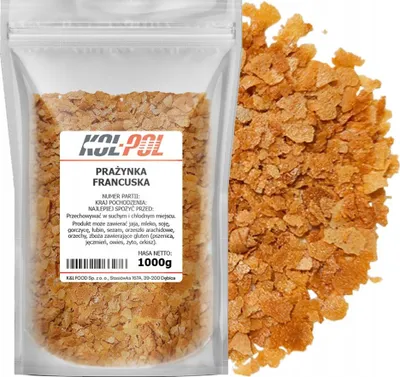 Zdjęcie produktu dla PRAŻYNKI FRANCUSKIE 1kg Chrupiące posypka Francuska do deserów Kol-Pol