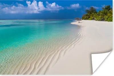Produktbild von MuchoWow® Poster Meer - Strand - Sommer 60x40 cm - Schlafzimmerdekoration