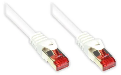 Image de Good Connections Cat.6 Patchkabel S/FTP weiß 0,15m