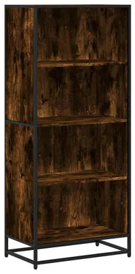 Zdjęcie produktu dla vidaXL Półka na książki dąb wędzony 60x35x139 cm materiał drewnopochodny