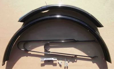 Produktbild von Classic Schutzbleche Stahlblech 28 Zoll SCHWARZ Luxus