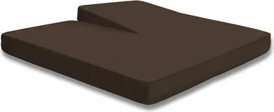 Produktbild von Split Topper Spannbettlaken braun 180x200 - 200x200 cm Heavy Jersey Baumwolle