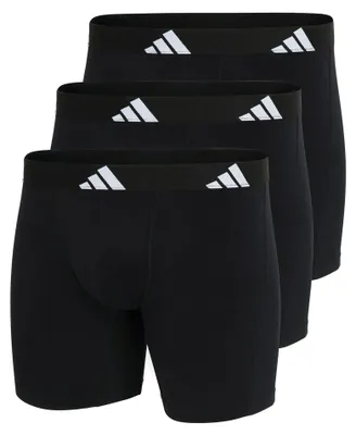 Produktbild von Adidas 3er-Pack Active Flex-Boxershorts aus Baumwolle, Schwarz M