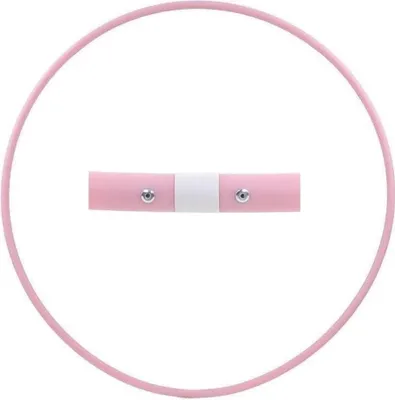 Produktbild von Hula Hoop Rohling, HDPE-16mm, PINK, Durchmesser 60cm