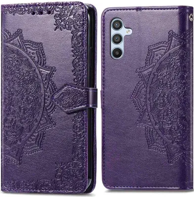 Zdjęcie produktu dla imoshion Mandala Bookcase dla Samsung Galaxy A26 - fioletowy